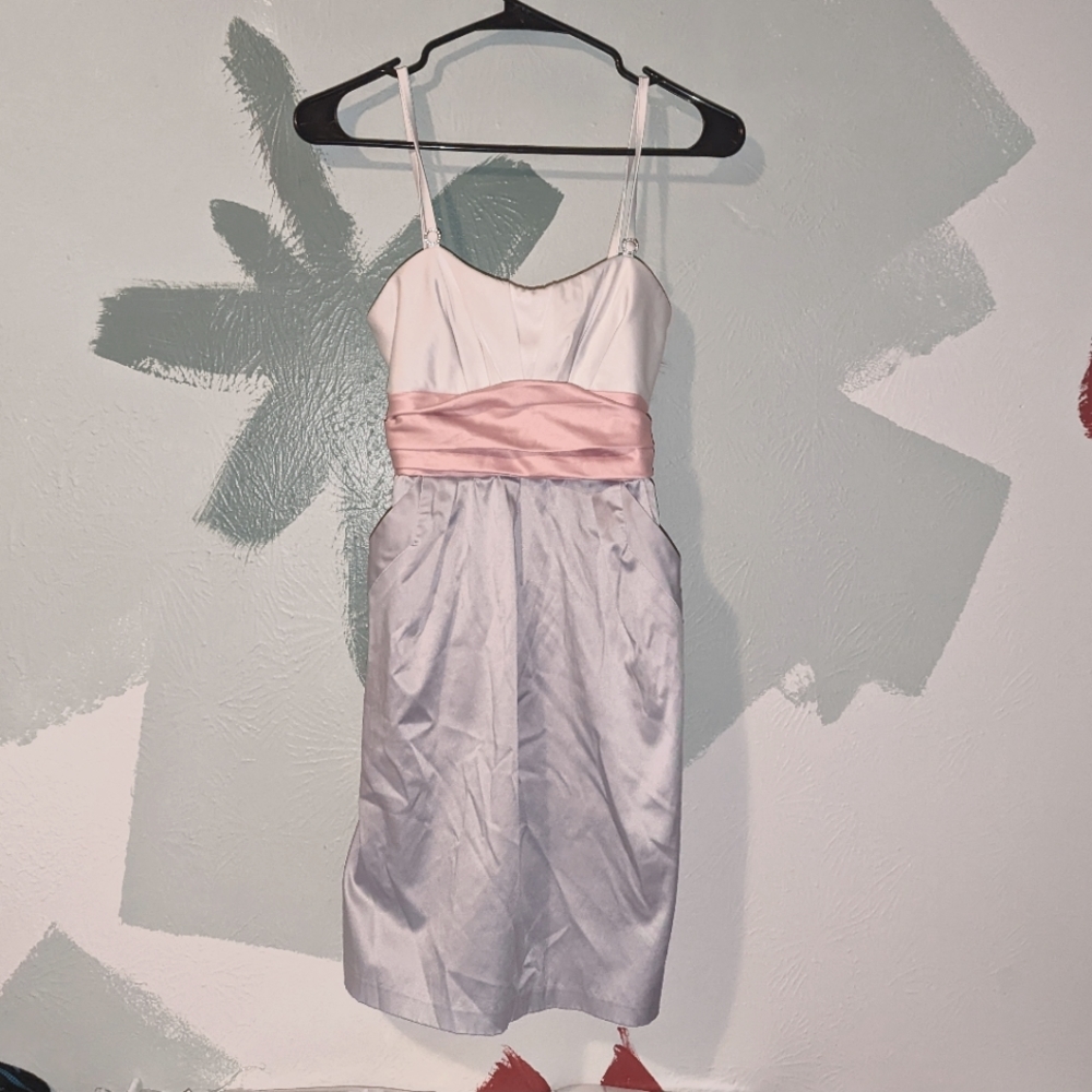 City triangles dress with pockets silky size 7